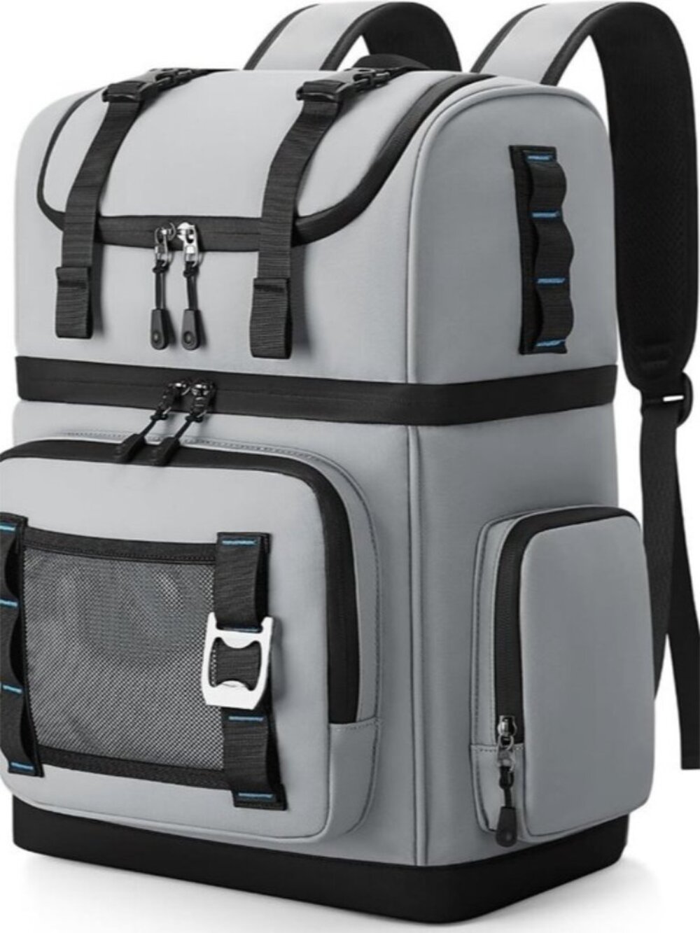 Large Cooler Backpack Insulated Waterproof Double Decker Leak Proof for Beach